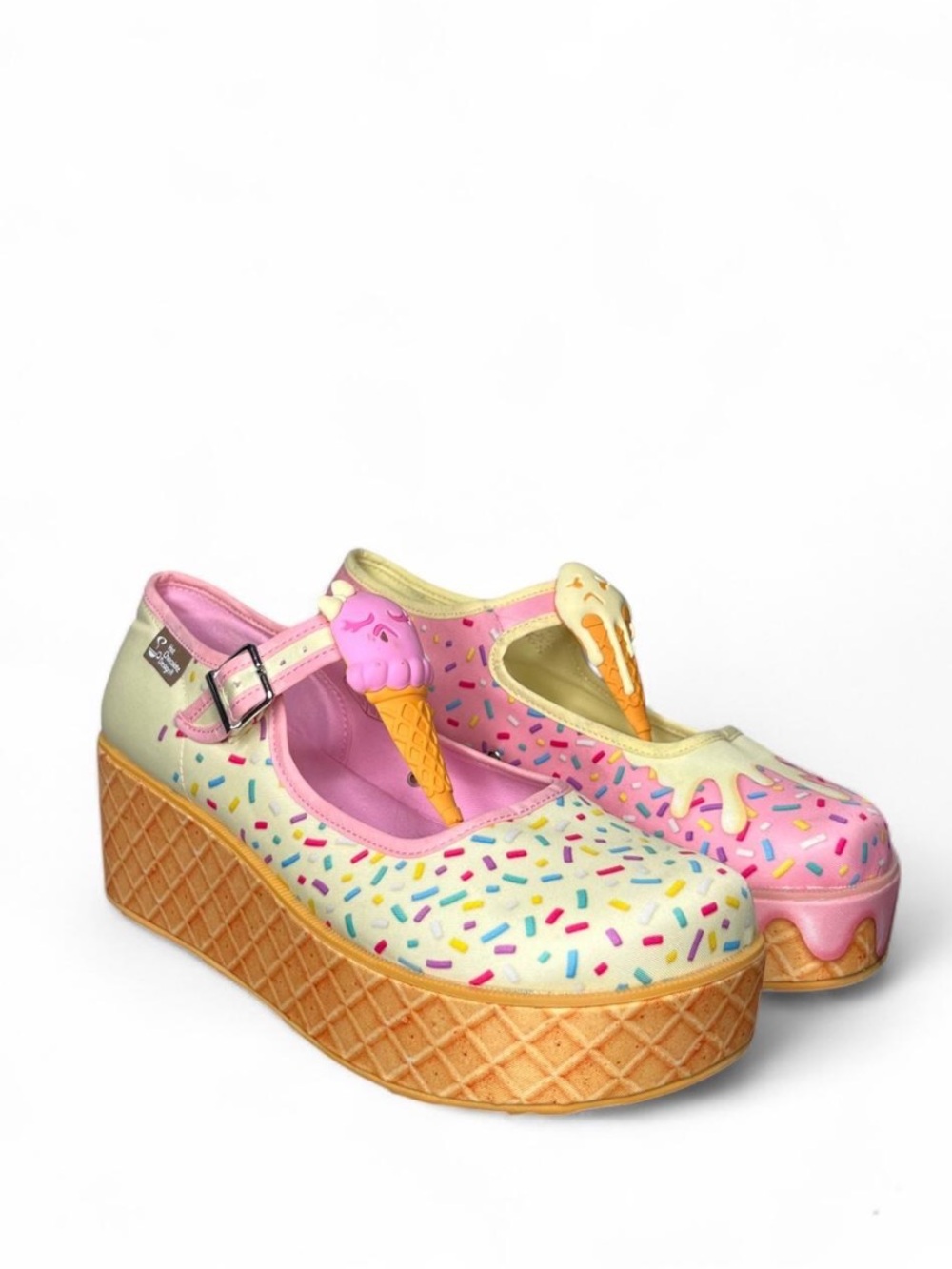 Hot Chocolate Designs Ice Cream I Melt For You Platform Mary Janes Kawaii Kitsch
